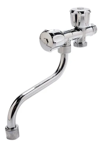 Griferia doble para lavarropas hotsell