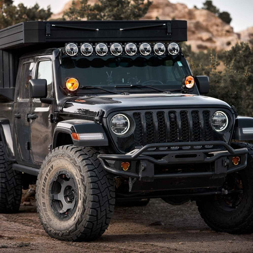 Faros Kc Hilites Gravity Titan Para Jeep Rzr Canam Redondo