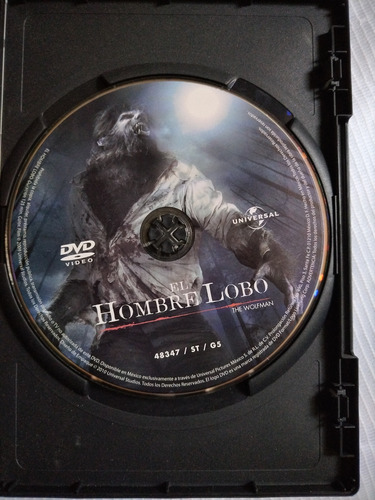 El Hombre Lobo 2010 Benicio Del Toro Pelicula Dvd (Usado)