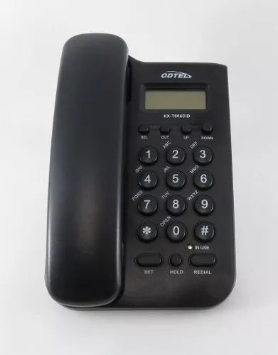 Teléfono fijo con cable, mesa, pared, identificador de llamadas Bina