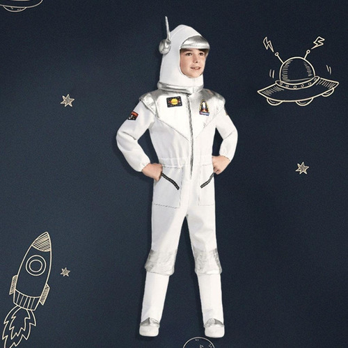 Disfraz De Astronauta Para Niños Traje Espacial Juego De