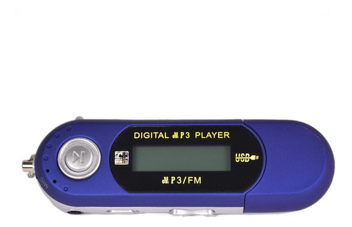 X 8gb Usb Mp4 Reproductor Mp3 Grabación Radio Fm Ebook Azul