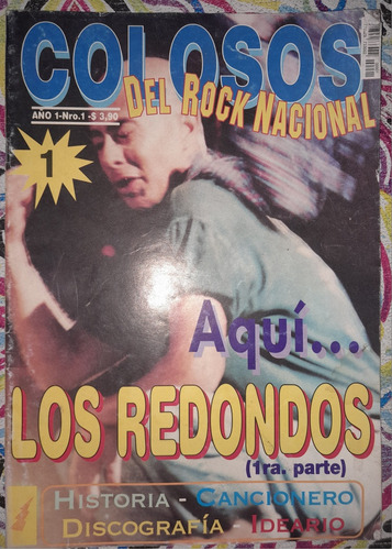 Revista El Coloso Del Rock Nacional Año 1 Num 1 Inc Poster