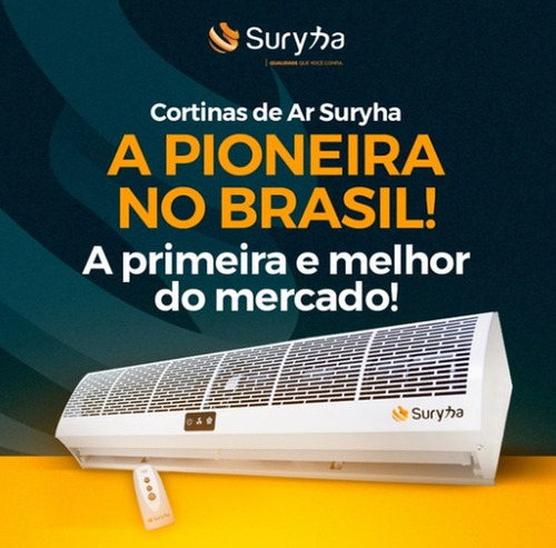 Cortina De Ar Suryha 120cm Com Controle 80001.002 220v
