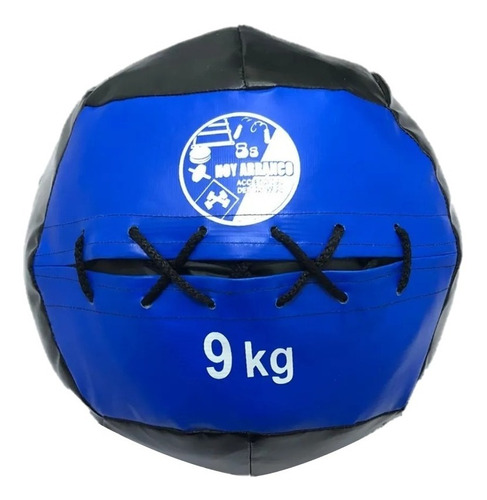 Pelota Sin Pique 9 Kg Medicine Ball Lona Crossfit Fitness 