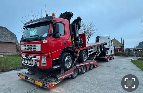 Camión Volvo Fm 400 Con Hidrogrua Fassi 450 5 Más 1