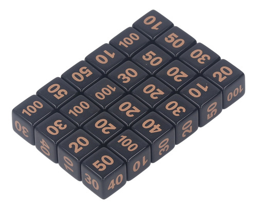 D6 Dice, 24 Peças, Acrílico Poliédrico De 14 Mm, À Prova D'á