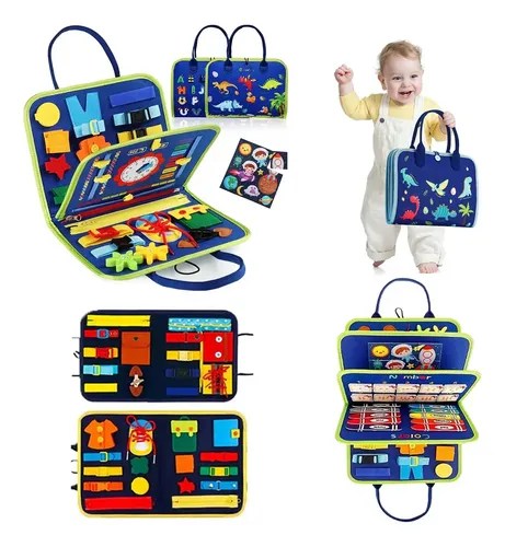 Maleta Educativa Montessori Sensorial Brinquedo 2 Cores