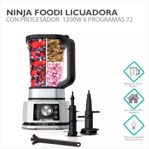 Ninja Foodi Licuadora Con Procesador 1200w 6 Programas 72oz