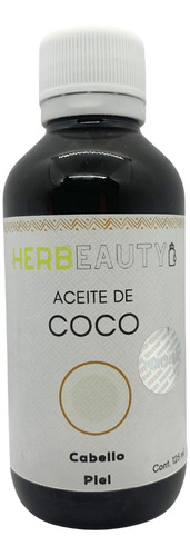 Aceite Esencial Para Cabello Y Piel Herbeauty Coco 125 Ml