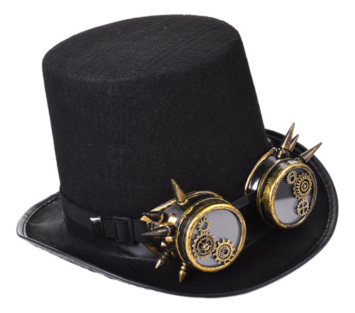 Steampunk Accesorios De Disfraz Sombrero De Jazz Para Fiesta