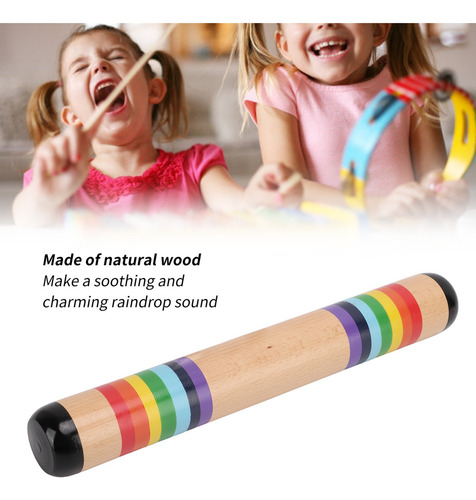 * Rain Stick Instrumento Musical Fabricante De Madera