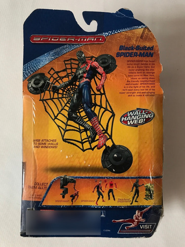 Phasing Spiderman Red And Black Suit Spiderman Classics 2007 (Usado)
