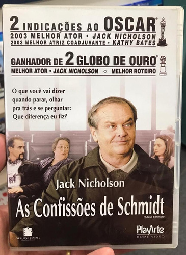 Dvd As Confissôes De Schmidt 2002 About Schmidt Original Dub