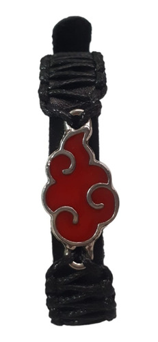 Pulseira Trançado Akatsuki Nuvem Anime Naruto Otaku