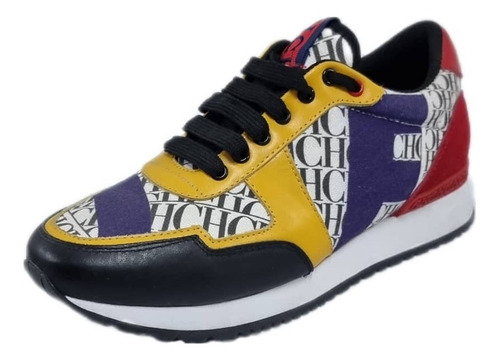 Zapato Runner De Canvas Santorini Carolina Herrera Amarillo