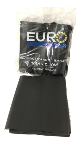 Fita Pvc 10m Preta - Eurofitas