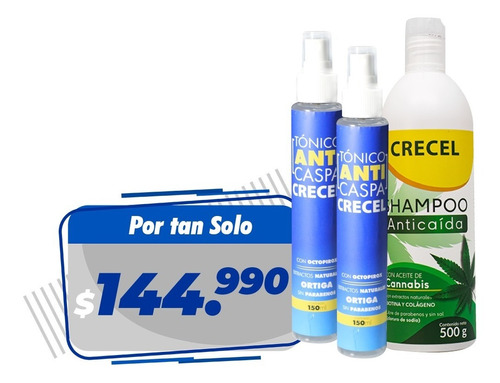 2 Tónico Anticaspa + Campú - mL a $290