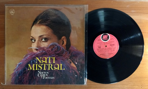 Nati Mistral Nuevos Cantos Y Poemas 1974 Disco Lp Vinilo