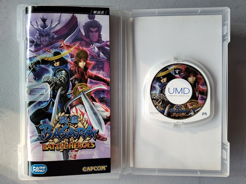 Sengoku Basara Battle Heroes Psp Mídia Física Japonês + Nf (Usado)