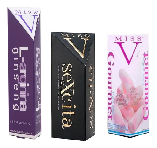 Lubricante Intimo Femenino + Aceite Estimulante + Saborizado Marshmallow