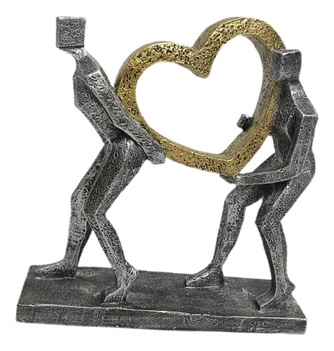 Estátua Peso Do Amor Decoração Peso Do Amor Para Sala De