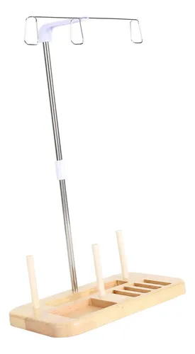 Soporte Para Roscas, Base De Madera Estable, Bobina Grande P | Envío gratis