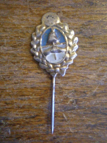 Antiguo Pin Con Escudo Nacional