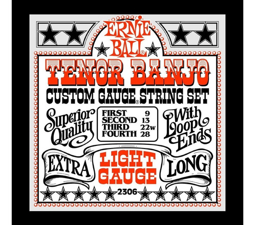 Imagen 2 de 2 de Encordado Cuerda Banjo Ernie Ball 2306 Musicapilar