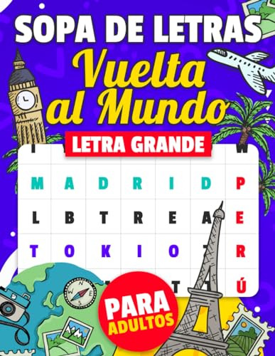 Libro : Sopa De Letras Vuelta Al Mundo Pasatiempos Para...
