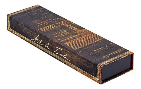 Estuche Multiuso Paperblanks Tesla - Bosquejo De Una Turbina