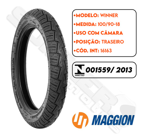 Par Pneu Ybr Factor 125 80-100-18 + 100-90-18 (+largo)
