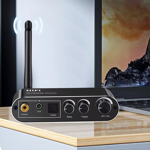 Convertidor De Audio Digital Analógico Óptico Bluetooth