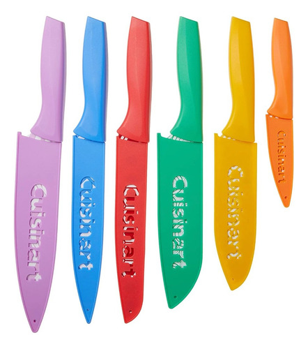 Cuisinart Cuchillos Para Cocina De Colores, Set De 12 Pzs.