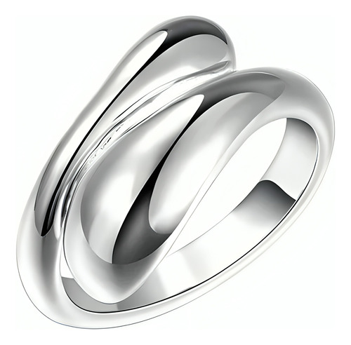 Anillo Diseño Gotas Plata 925 Ak Jewelry Ajustable