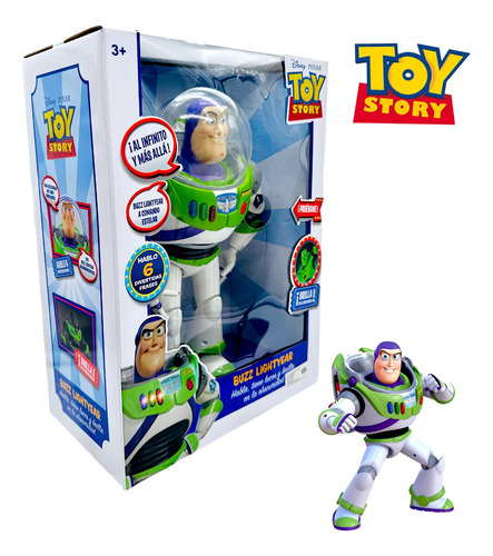 Toy Story 4 Buzz Lightyear Luz Y Sonido Y Fluorecente Disney
