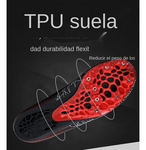 Clavos De Acero Tpu+ Zapatos Para Correr En Pista Y Campo