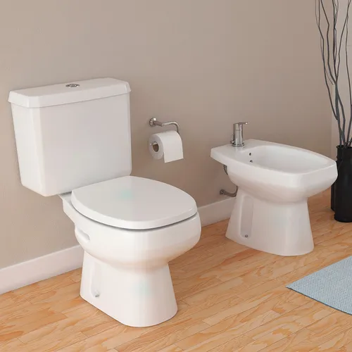 Combo Inodoro Con Mochila Bidet Roca Monaco Baño Envio Grati