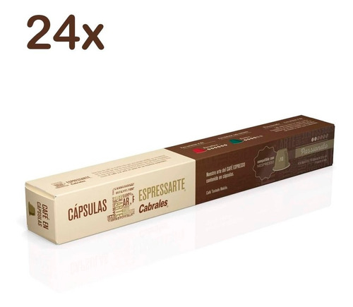 24x10 Cafe Espressarte Passionato Cabrales Nespresso Capsula