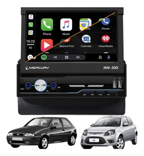 Estereo In Dash Pantalla Ford Fiesta 97 A 03 Alta Definicion
