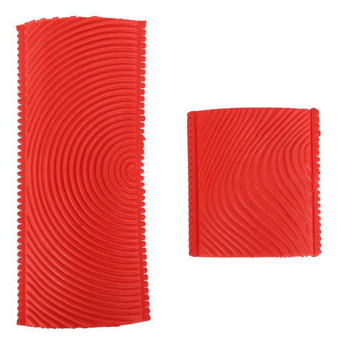 Juego De Pinceles De Caucho Con Efecto De Vetas De Madera, 2