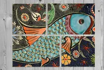Comprar Cuadro 60x75cm Colores Arte Dibujos Pinturas Moderno M2