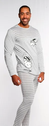 Pijama Para Hombre Snoopy Peanuts Playera Pantalon 10320