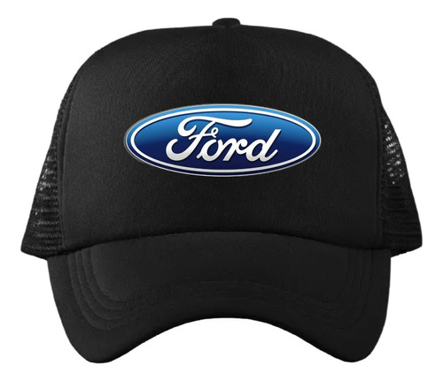 Gorra Negra Ford Unisex Ajustable