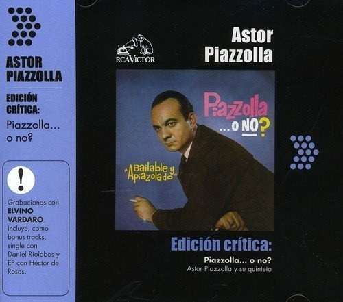 Astor Piazzolla O No? Cd Edicion Critica Nuevo&-.