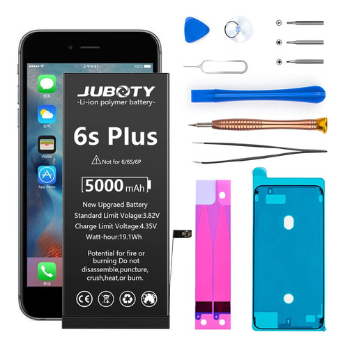 Juboty Bateria De 5000 Mah Para iPhone 6s Plus, Li-polymer I