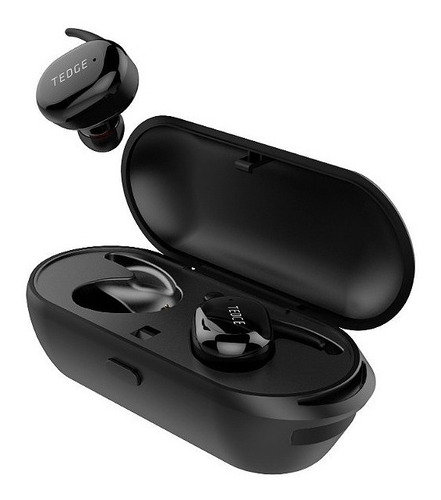 Auriculares Bluetooth In Ear Inalámbrico Tedge Color Negro