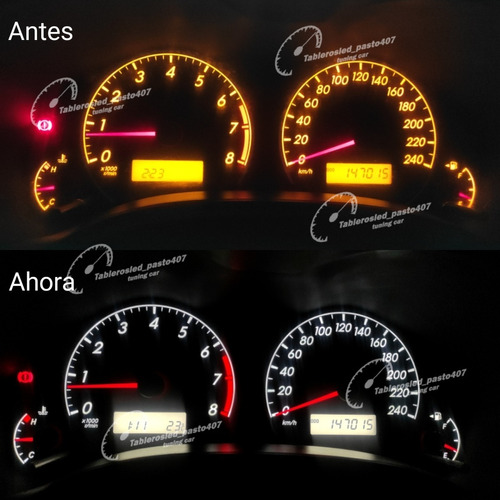 Cambio De Iluminación Y Reparación Tableros Toyota 