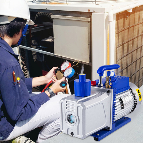 Bomba Vacío 12cfm 2 Etapa 1hp Automotriz Minisplit Vevor