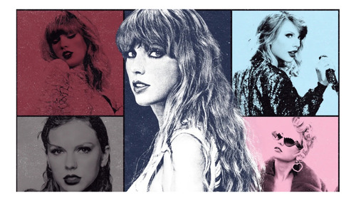 Póster The Eras Tour Taylor Swift Portada Albúm Gira Swiftie